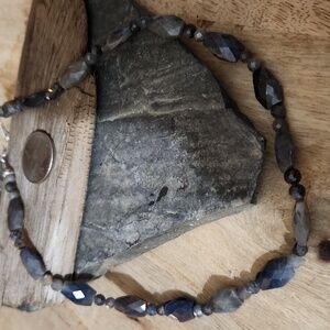 Jay King Labradorite and Sterling Silver Necklace NWOT